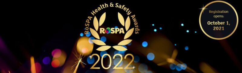 RoSPA Health and Safety Awards 2022 are now open for registration